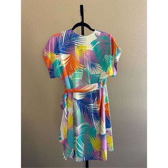 Le Superbe Desert Palms Wrap Mini Dress Size 2 - Picture 5 of 8